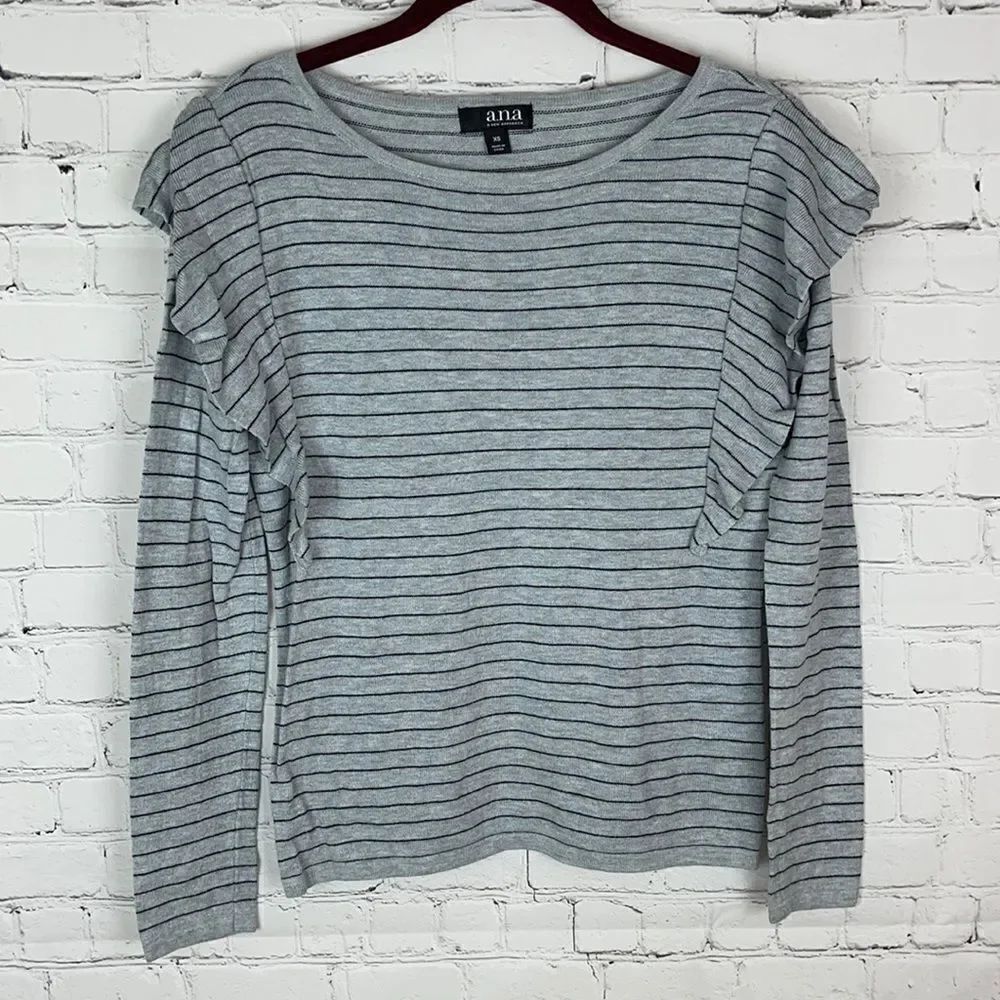 a.n.a. Ruffle Sleeves Blouse